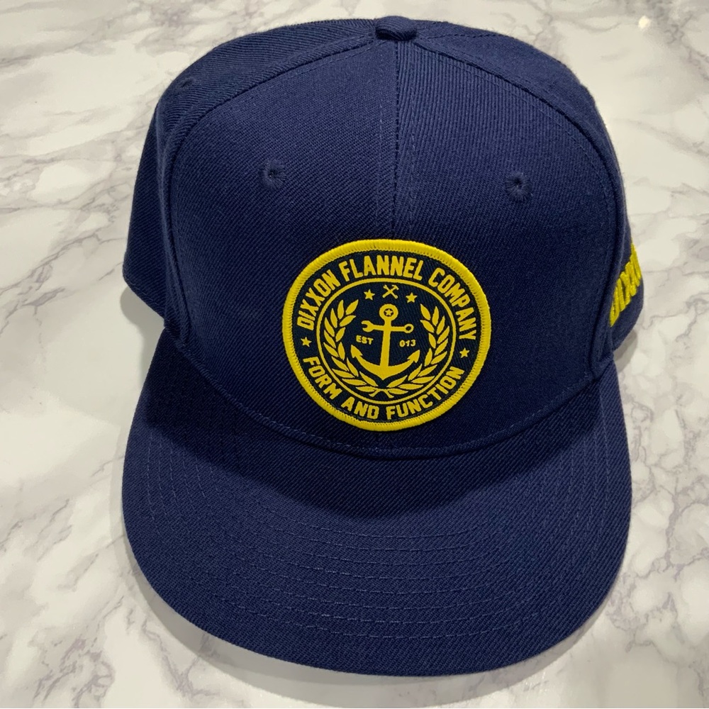 NEW Dixxon Flannel Company Snapback Navyblue Hat.